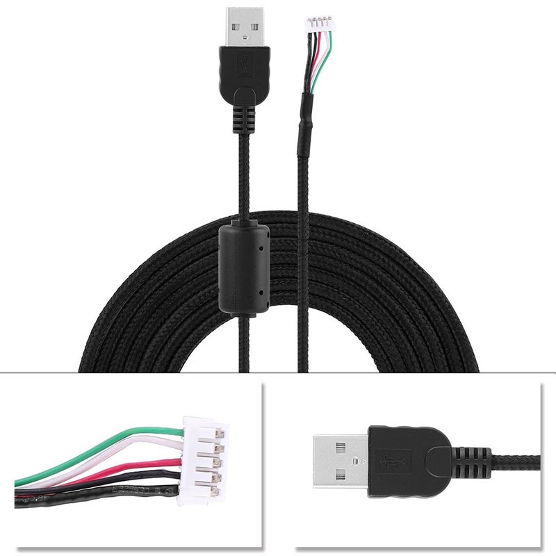 Serounder 2 Meters USB Line Wire Cable Replacement Repair Accessory for G500s Game Default - Image 4